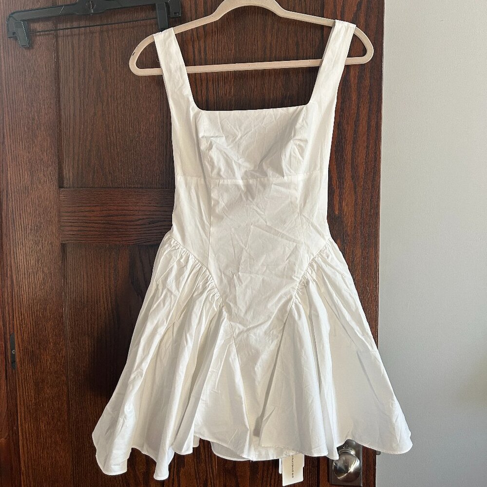Drop Waist Open Back Zippered Short Dress - Picture 3 of 3